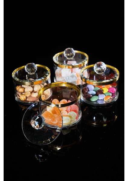 El Yapımı Cam Takı Kutusu, 4'lü Set, Şık ve Dekoratif Yüzük ve Takı Saklama. fırsatları