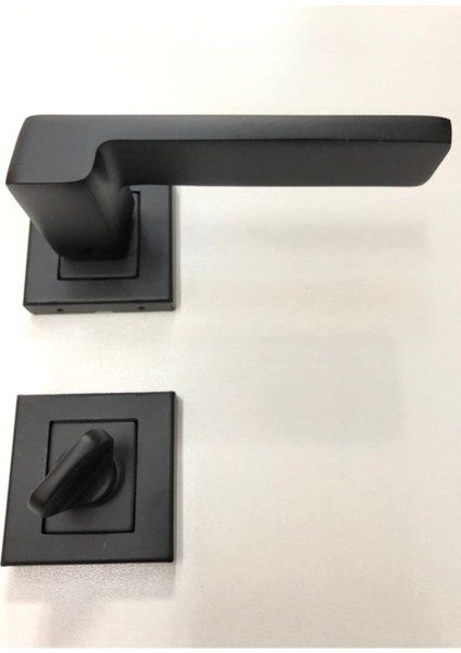 Şık Siyah Kare Kapı Kolu, Modern Tasarım, Banyo ve Wc Için Uygun fiyatları