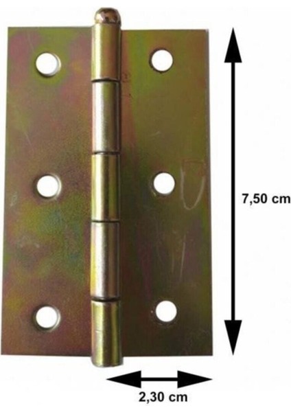 Yaprak Menteşe 3 cm (Hediyeli) – Dayanıklı ve Şık Tasarım