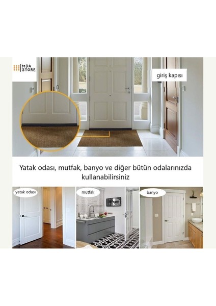 3'lü Kapı Altı Rüzgar ve Soğuk Engelleyici Set, Çift Taraflı Tasarım fırsatları