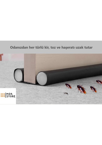 3'lü Kapı Altı Rüzgar ve Soğuk Engelleyici Set, Çift Taraflı Tasarım