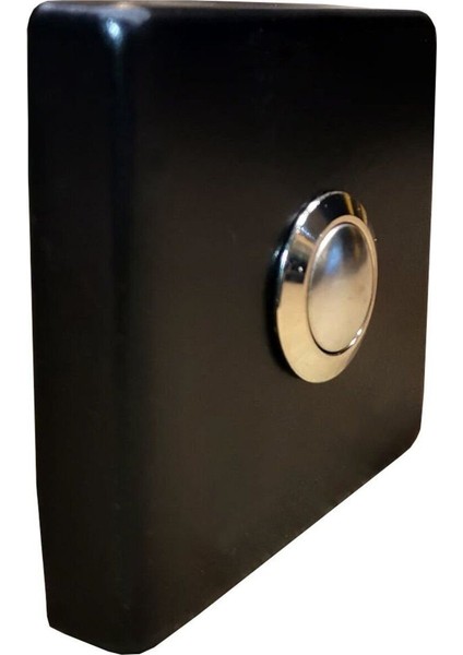 Şık Siyah Paslanmaz Tek Kontak Kapı Zili Butonu fiyatları