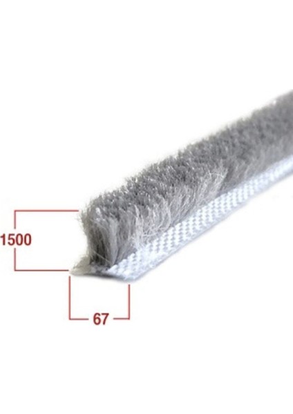 Sürgülü Kapı Kıl Fitili 6.7mm x 15MM, 20M Uzunluk, Yüksek Kaliteli Cam Balkon Uyumu fiyatları