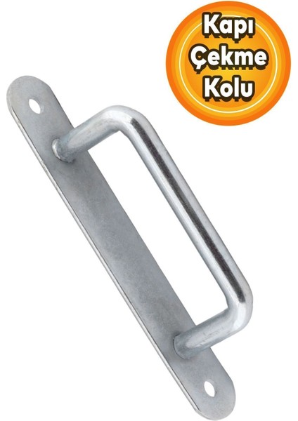 Krom Metal Kapı Kolu 18,5 cm El Tutamağı, Şık ve Dayanıklı Tasarım