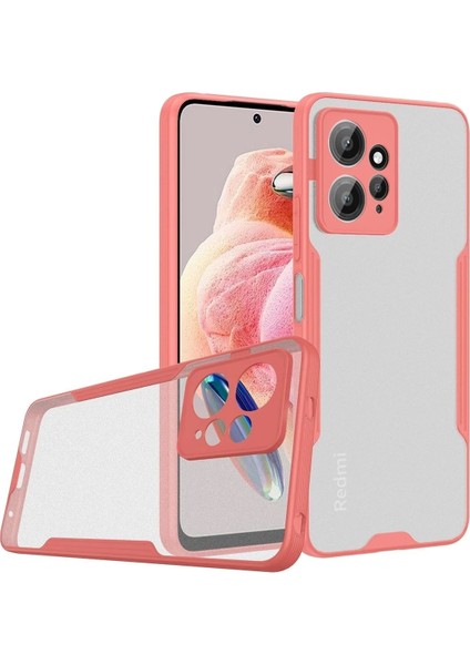 Newface Xiaomi Redmi Note 12 4g Kılıf Platin Silikon - Pembe