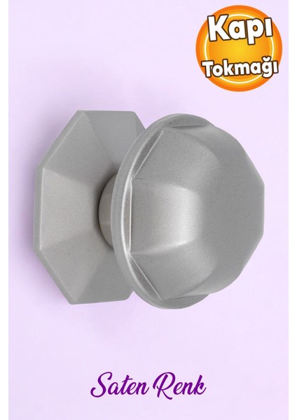 Şık Saten Metal Kapı Tokmağı ve Kolu, Modern Tasarım ve Dayanıklılık Sağlar