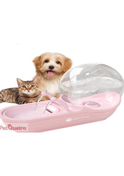 Pembe Kedi Suluk 3.2 Litre, Sağlıklı ve Pratik Hayvan Besleme Aksesuarı fiyatları