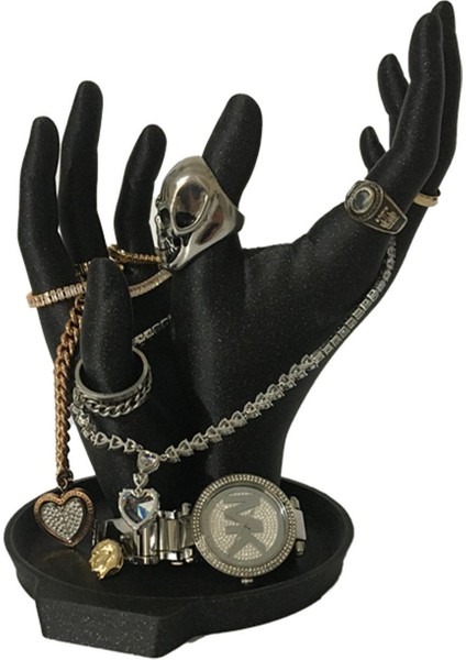 Altın ve Gümüş Simli Yüzük Tutucu Düzenleyici Stand, Şık ve Pratik Tasarım fiyatları