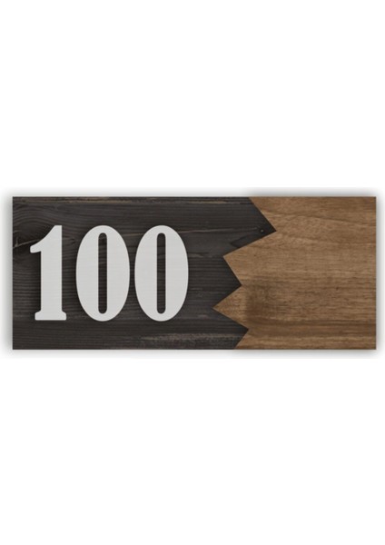 Şık Ahşap Kapı Numarası 106, Evinize Zarif Dokunuş