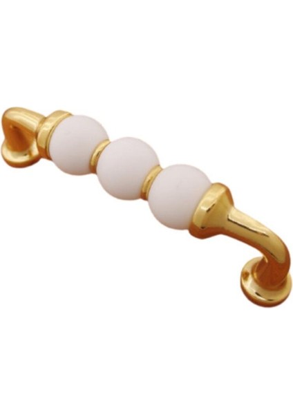 Sarı Porselen Görünümlü Misket Kulp 96 Mm, Şık ve Dayanıklı Kapı Aksesuarı