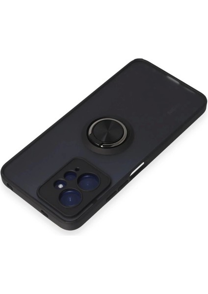 Newface Xiaomi Redmi Note 12 4g Kılıf Montreal Yüzüklü Silikon Kapak - Siyah fırsatları