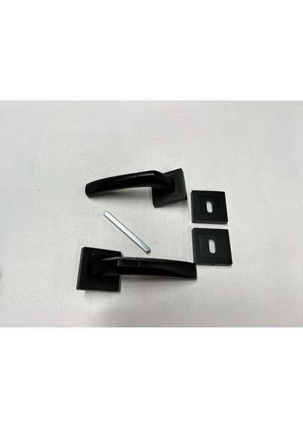 Kare Tasarımlı Kapı Kolu Seti, Şık ve Dayanıklı Ev Dekoru Aksesuarı