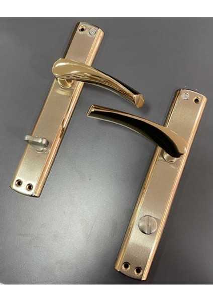 Saten Sarı Kapı Kolu, Banyo ve Wc Için, Lüks ve Şık Tasarım fiyatları