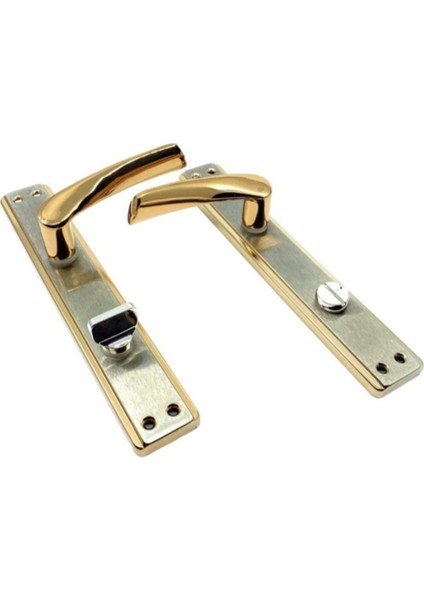 Saten Sarı Kapı Kolu, Banyo ve Wc Için, Lüks ve Şık Tasarım modelleri