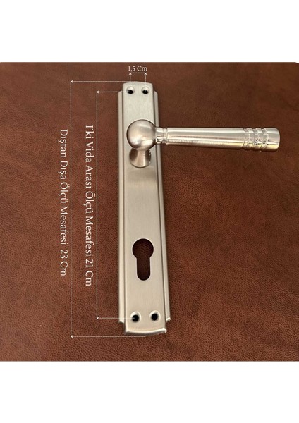 Şık Saten Aynalı Çelik Kapı Kolu, Sağ Açı, Dayanıklı ve Modern Tasarım fiyatları