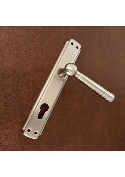 Şık Saten Aynalı Çelik Kapı Kolu, Sağ Açı, Dayanıklı ve Modern Tasarım fırsatları