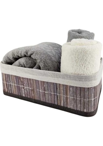 Bambu Çok Amaçlı Saklama Kutusu, 29X19X10 Cm, Şık ve Fonksiyonel Organizer fiyatları