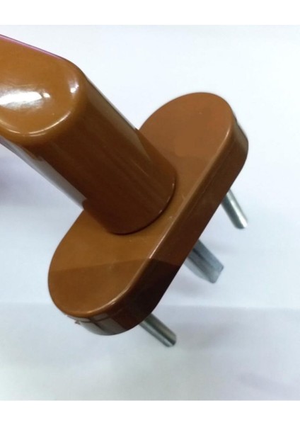 Kahverengi Pvc Doğrama Pencere Kolu, 2'li Set, Ömür Boyu Garantili