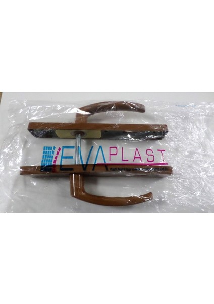 Kahverengi Metal Kapı Kolu Takımı, Pvc Doğrama, Oda ve Balkon Kullanımı