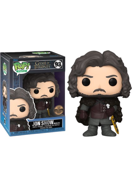 Pop Digital Game Of Thrones Jon Snow Wildling 4500PCS Limited Nft Figure #93