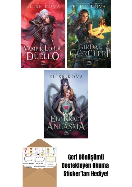 Vampir Lordu ile Düello + Girdap Görüleri – Girdap Günlükleri Birinci Kitap + Elf Kralı ile Anlaşma