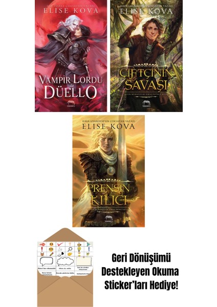 Vampir Lordu ile Düello + Çiftçinin Savaşı – Altın Muhafızlar Serisi 3 + Prensin Kılıcı – Altın Muhafızlar Serisi 2 (Ciltli)