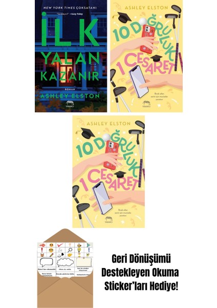 Ilk Yalan Kazanır + 10 Doğruluk 1 Cesaret + 10 Doğruluk 1 Cesaret (Ciltli)