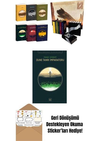 Dune Takım Set + Dune Serisi Kutu Set (6 Kitap – Ciltli) + Dune Tanrı Imparatoru