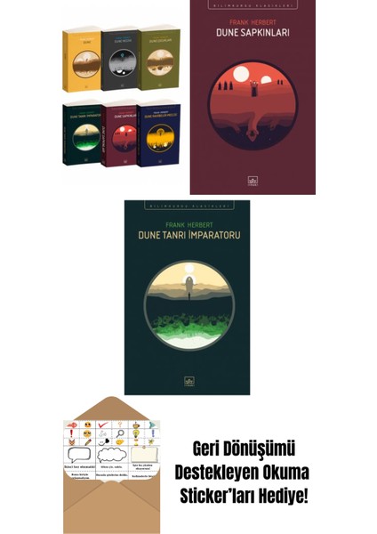 Dune Takım Set + Dune Sapkınları + Dune Tanrı Imparatoru