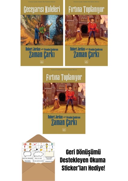 Zaman Çarkı Serisi 13: Geceyarısı Kuleleri (Ciltli) + Zaman Çarkı Serisi 12: Fırtına Toplanıyor (Ciltli) + Zaman Çarkı Serisi 12: Fırtına Toplanıyor