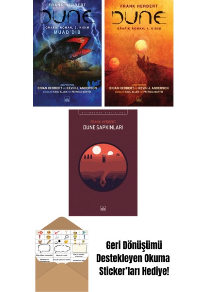 Dune Grafik Roman: 2. Kısım – Muad’dib + Dune – Grafik Roman 1. Kısım + Dune Sapkınları