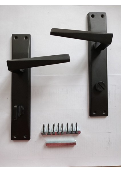 Piramit Siyah Kapı Kolu, Aynalı Wc-Banyo Sağ Yön, Şık ve Dayanıklı Tasarım fiyatları