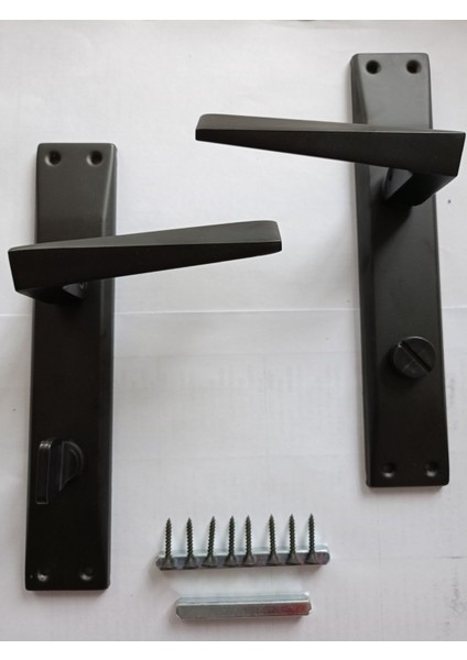 Piramit Siyah Kapı Kolu, Aynalı Wc-Banyo Sağ Yön, Şık ve Dayanıklı Tasarım fırsatları