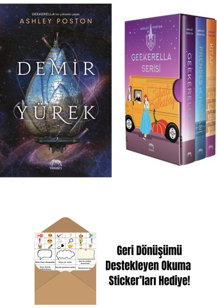 Demir Yürek + Geekerella Serisi Kutulu Set (3 Kitap)