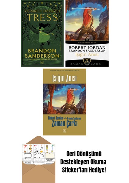 Zümrüt Denizli Tress (Ciltli) + Işığın Anısı – Zaman Çarkı 14 + Zaman Çarkı Serisi 14: Işığın Anısı (Ciltli)