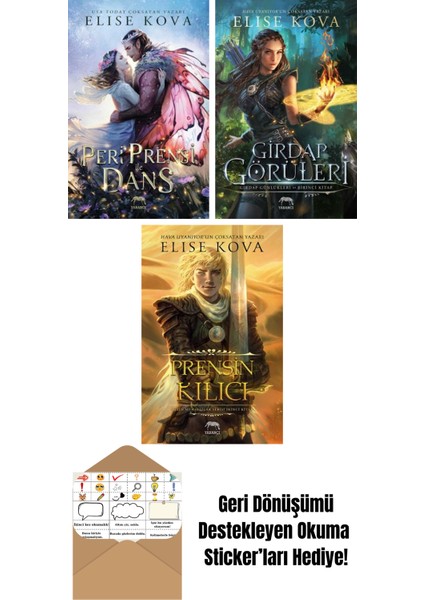 Peri Prensi ile Dans + Girdap Görüleri – Girdap Günlükleri Birinci Kitap (Ciltli) + Prensin Kılıcı – Altın Muhafızlar Serisi 2 (Ciltli)