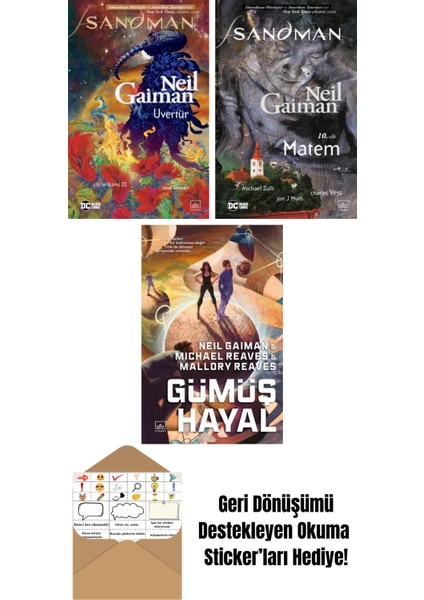 Sandman: Uvertür + Sandman 10 – Matem + Gümüş Hayal – Ara Dünya 2 (Ciltli)