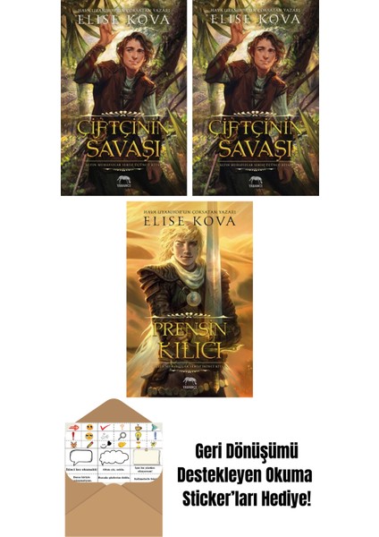 Çiftçinin Savaşı – Altın Muhafızlar Serisi 3 + Çiftçinin Savaşı – Altın Muhafızlar Serisi 3 (Ciltli) + Prensin Kılıcı – Altın Muhafızlar Serisi 2 (Ciltli)
