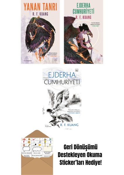 Yanan Tanrı – Haşhaş Savaşı Üçlemesi 3 + Ejderha Cumhuriyeti – Haşhaş Savaşı Üçlemesi 2 + Ejderha Cumhuriyeti – Haşhaş Savaşı Üçlemesi 2 (Ciltli)