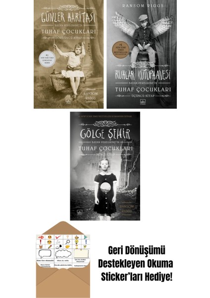 Günler Haritası – Bayan Peregrine’in Tuhaf Çocukları 4. Kitap + Ruhlar Kütüphanesi – Bayan Peregrine’in Tuhaf Çocukları 3. Kitap + Gölge Şehir – Bayan Peregrine’in Tuhaf Çocukları 2. Kitap
