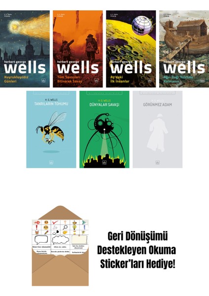 H. G. Wells 7 Kitap Seti