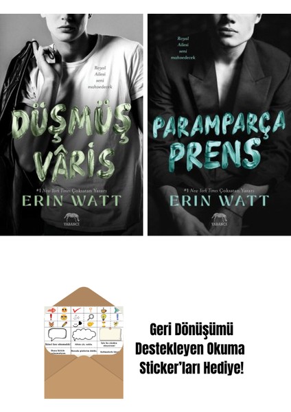 Lekeli Taç – Royal Serisi 4. Kitap + Paramparça Prens – Royal Serisi 2. Kitap