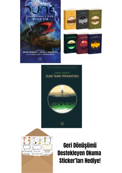 Dune Grafik Roman: 2. Kısım – Muad’dib + Dune Takım Set + Dune Tanrı Imparatoru
