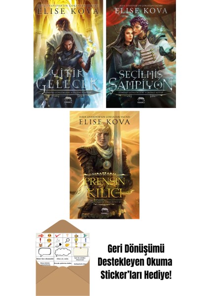 Yitik Gelecek + Seçilmiş Şampiyon – Girdap Günlükleri Ikinci Kitap (Ciltli) + Prensin Kılıcı – Altın Muhafızlar Serisi 2