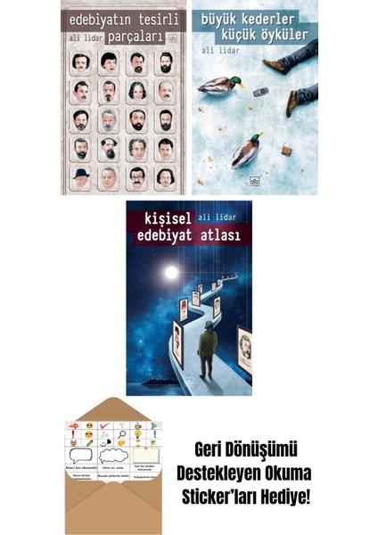 Edebiyatın Tesirli Parçaları + Büyük Kederler Küçük Öyküler + Kişisel Edebiyat Atlası