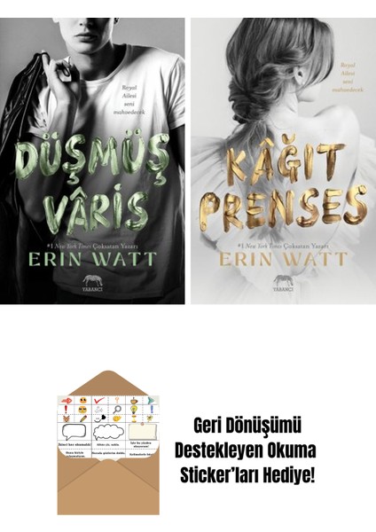 Lekeli Taç – Royal Serisi 4. Kitap + Kâğıt Prenses – Royal Serisi 1. Kitap