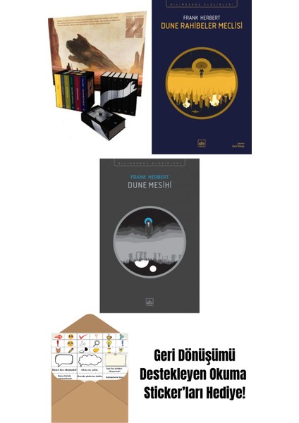 Dune Serisi Kutu Set (6 Kitap – Ciltli) + Dune Rahibeler Meclisi + Dune Mesihi