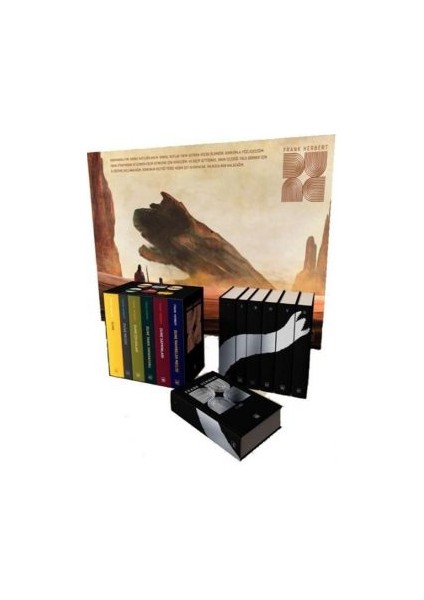 Dune Serisi Kutu Set (6 Kitap – Ciltli) + Dune Rahibeler Meclisi + Dune Mesihi