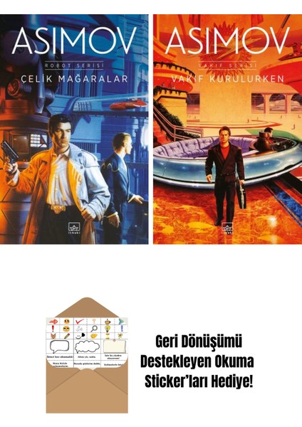 Çelik Mağaralar – Robot Serisi 1. Kitap + Vakıf Kurulurken – Vakıf Serisi 6. Kitap