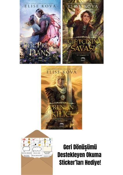 Peri Prensi ile Dans + Çiftçinin Savaşı – Altın Muhafızlar Serisi 3 + Prensin Kılıcı – Altın Muhafızlar Serisi 2 (Ciltli)